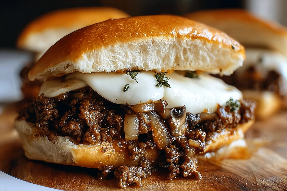 Irresistible French Onion Beef Sloppy Jo