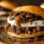 French Onion Beef Sloppy Joes