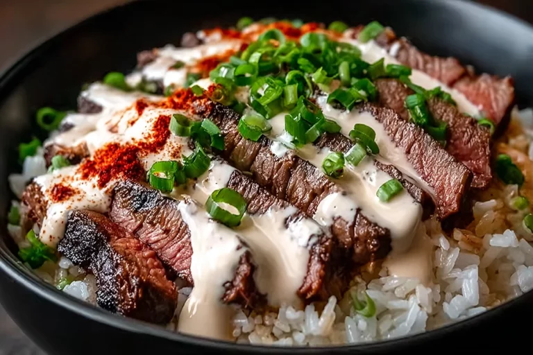 Korean BBQ Steak Rice Bowls