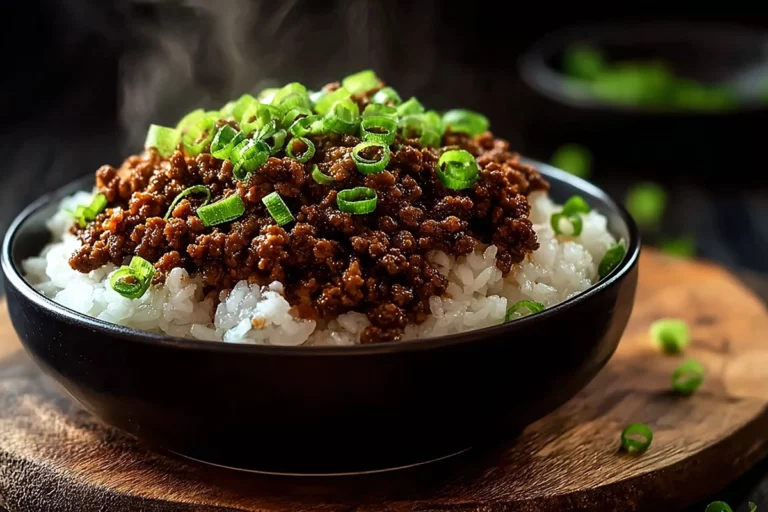 Korean Ground Beef Bowl