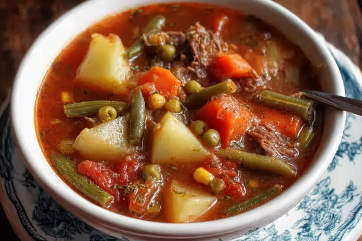 Old-Fashioned Vegetable Beef Soup
