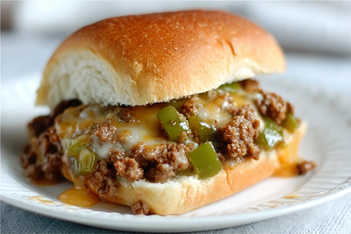 Philly Cheesesteak Sloppy Joes