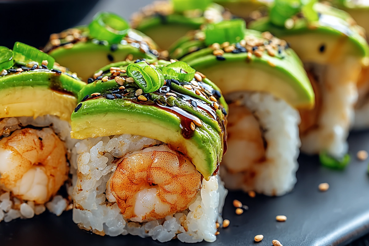 Spicy Shrimp Sushi Stacks: A No-Roll Sushi Recipe Anyone Can Make 4 SPICY SHRIMP SUSHI STACKS