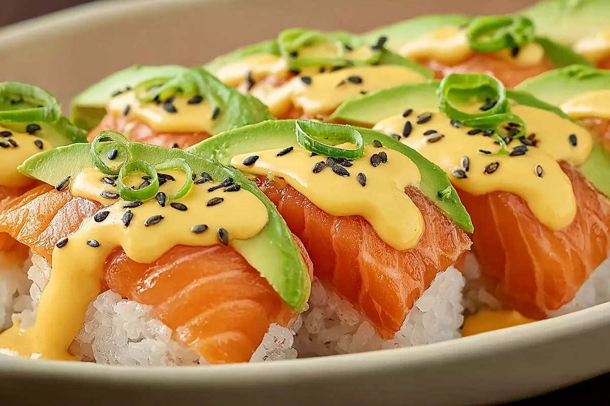 Salmon Sushi Bake