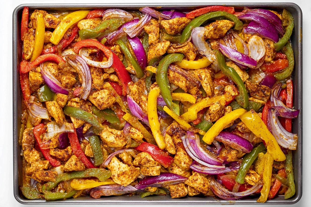 Sheet Pan Chicken Fajitas: A Quick & Flavor-Packed Weeknight Dinner 4 Sheet Pan Chicken Fajita
