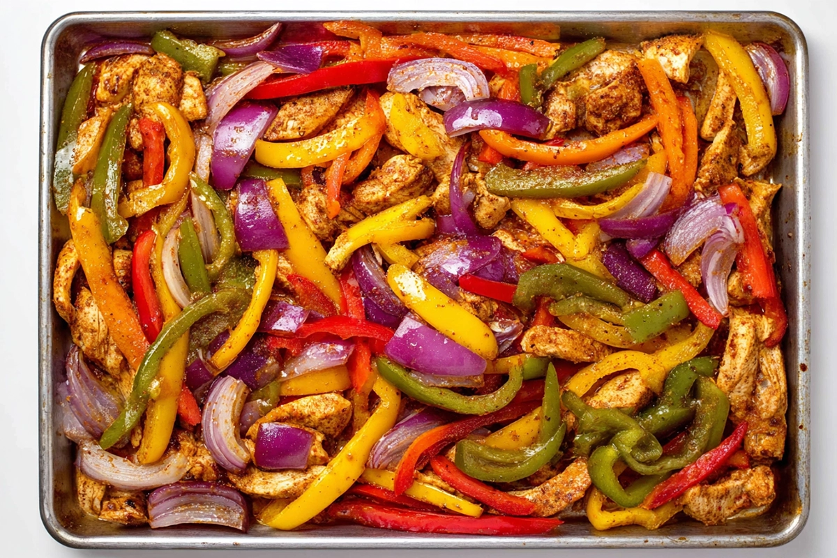 Sheet Pan Chicken Fajitas: A Quick & Flavor-Packed Weeknight Dinner 3 Sheet Pan Chicken Fajitas