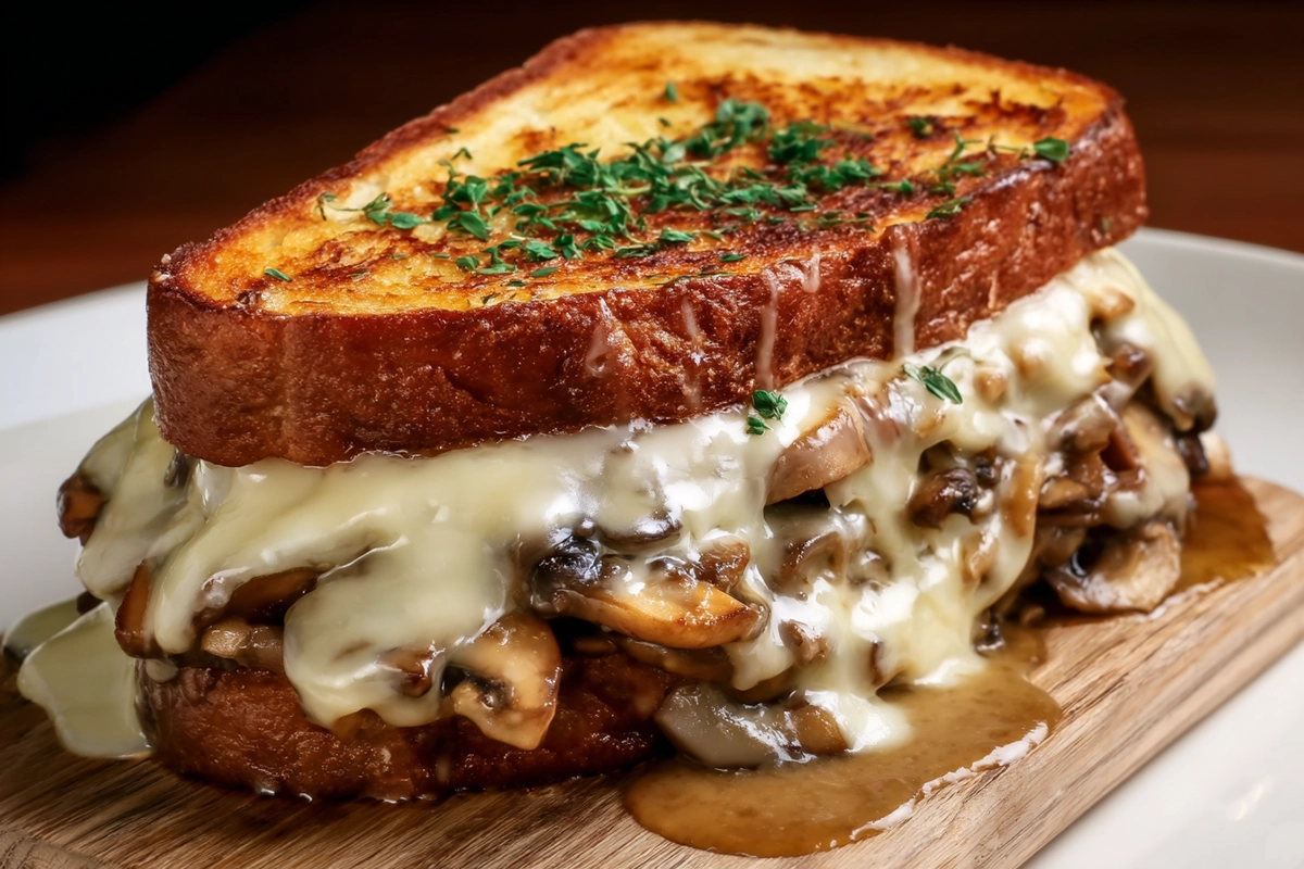 swiss mushroom melt