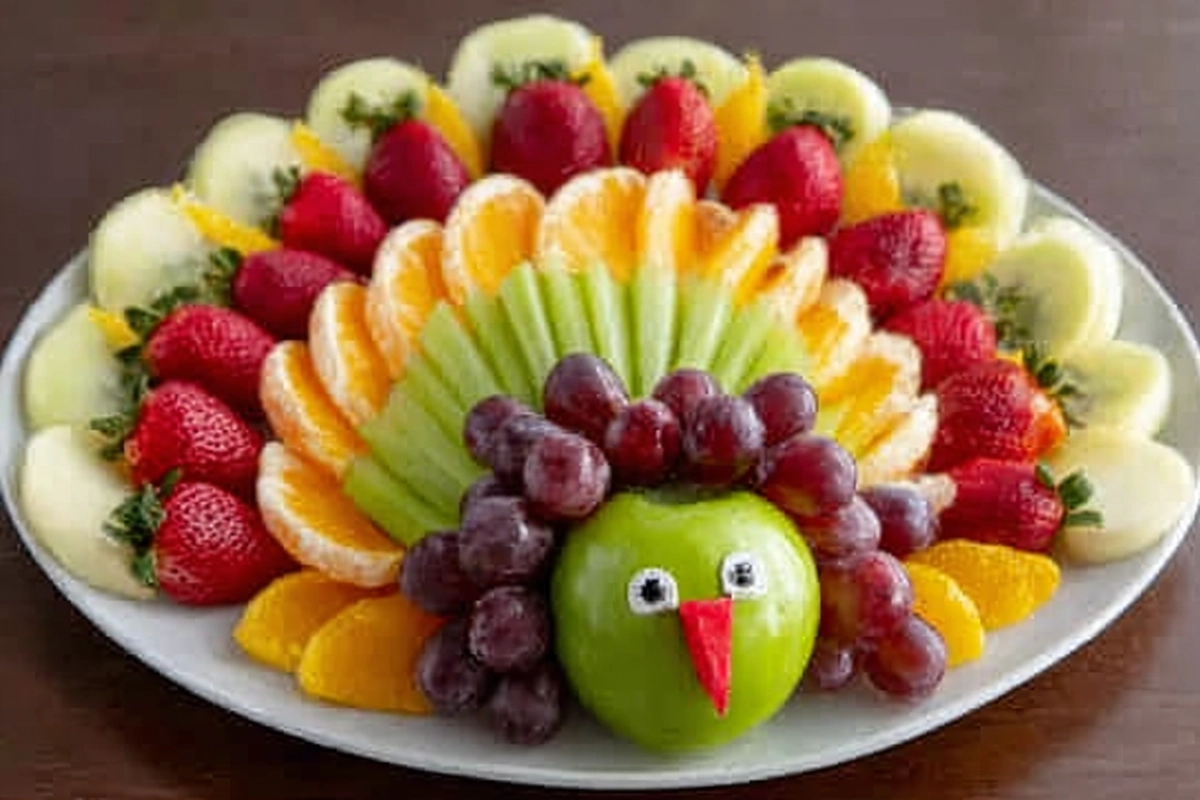 Gobble Up the Fun: How to Make a Turkey Fruit Platter Everyone Will Love 4 Turkey Fruit Platter