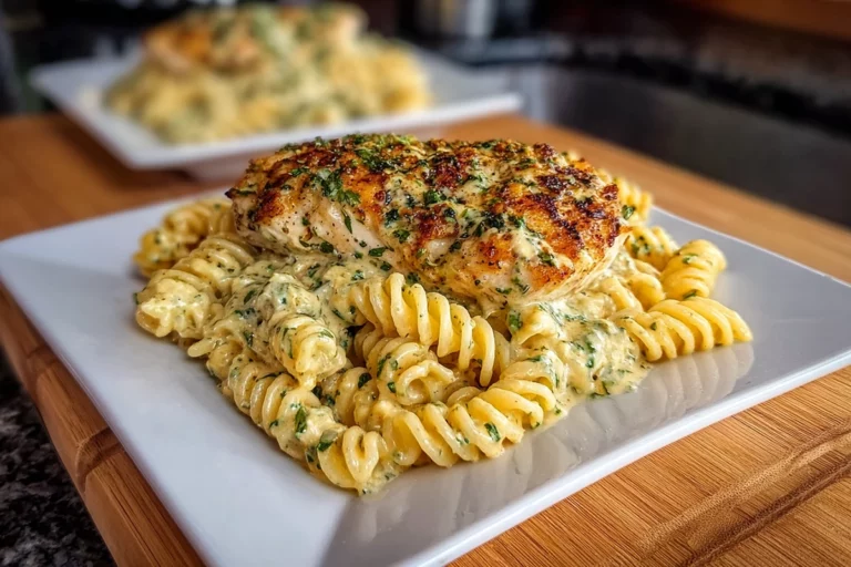 Garlic Parmesan Chicken Pasta