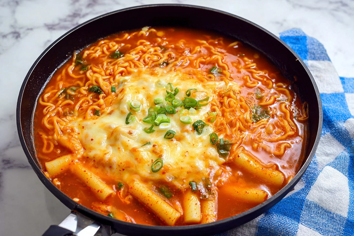 Cheese Tteokbokki: The Ultimate Comfort Food with a Spicy Twist 5 Cheese Tteokbokk