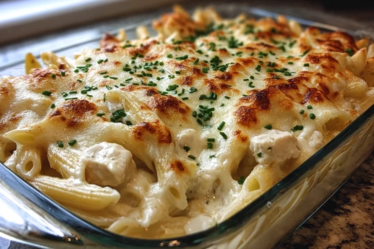 Chicken Alfredo Pasta Bak