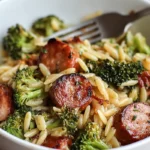 Chicken Sausage Broccoli Orzo