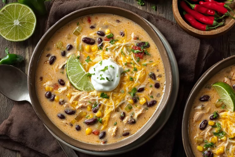 Creamy Chicken Taco Soup
