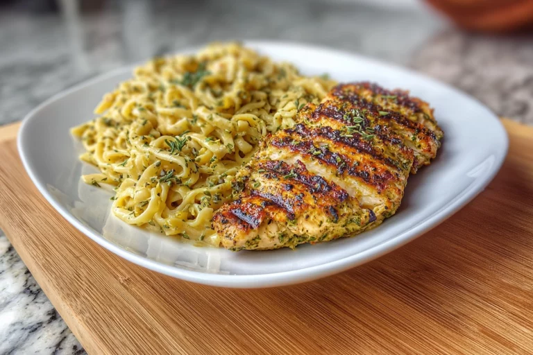 Creamy Garlic Parmesan Chicken Pasta
