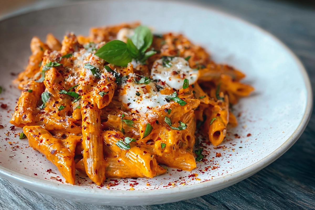 Creamy Tomato Garlic Pasta Recip