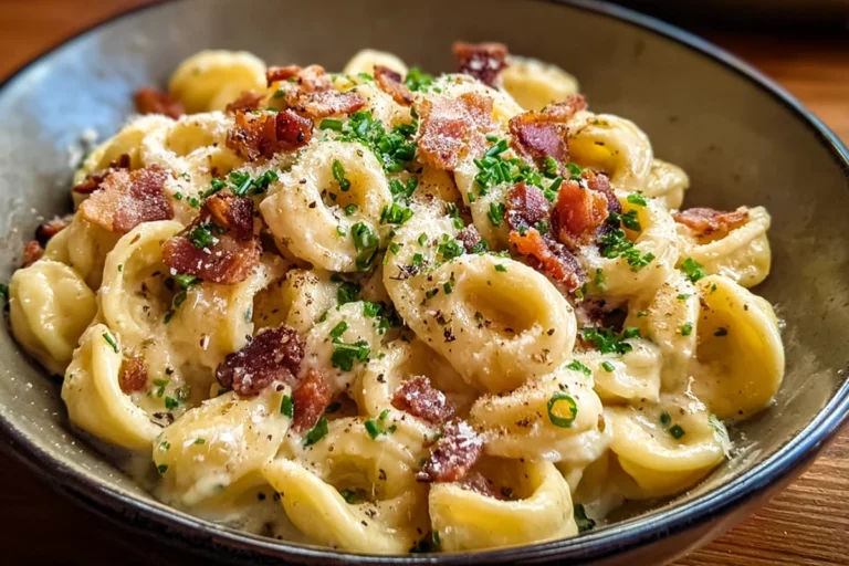 Creamy Tortellini Carbonara