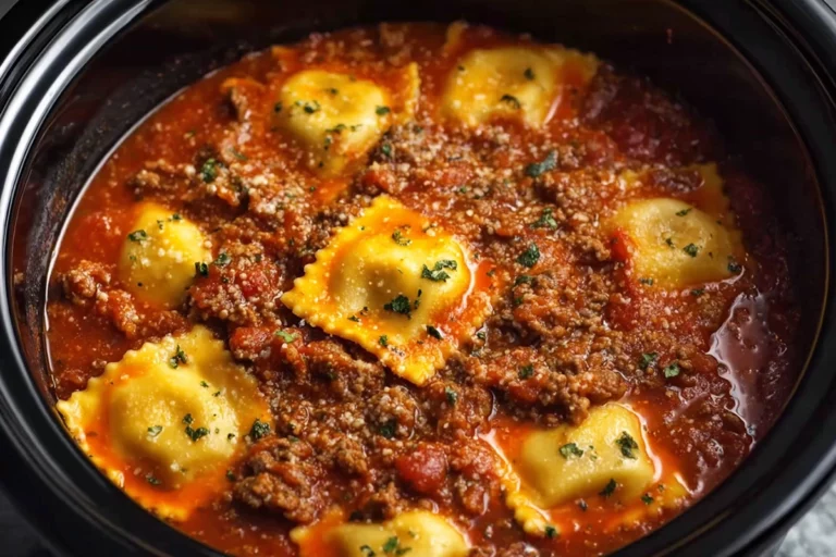 crockpot ravioli lasagna