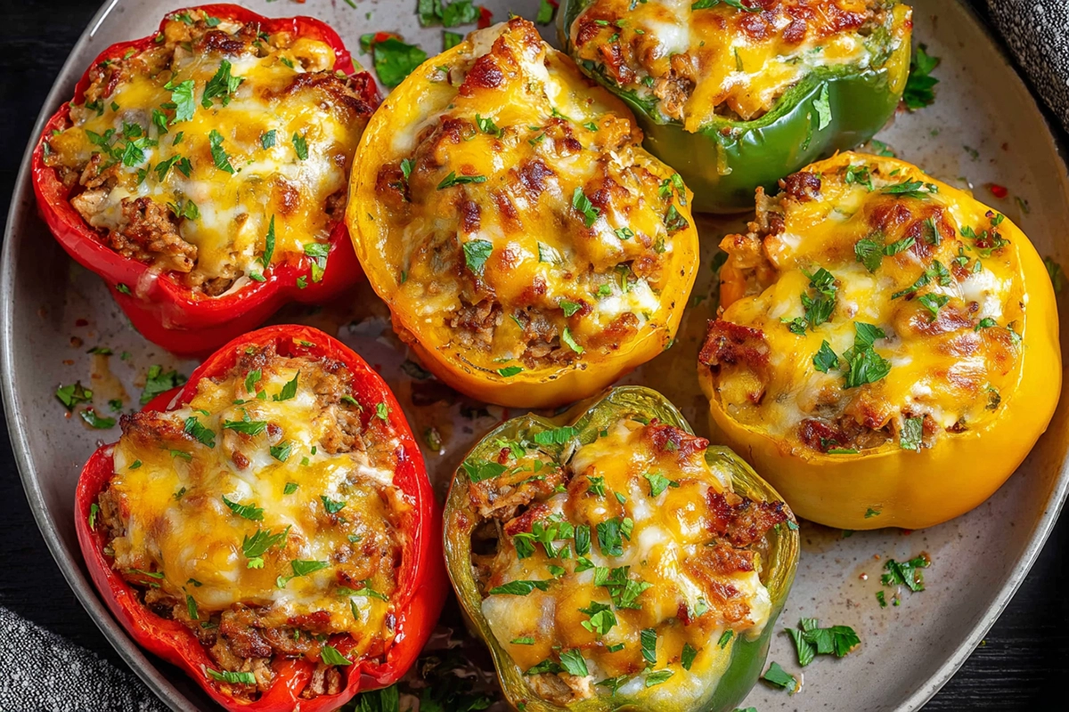 Easy Stuffed Bell Peppers: A Cozy, Cheesy Family Favorite 5 Easy Stuffed Bell Peppers Recip
