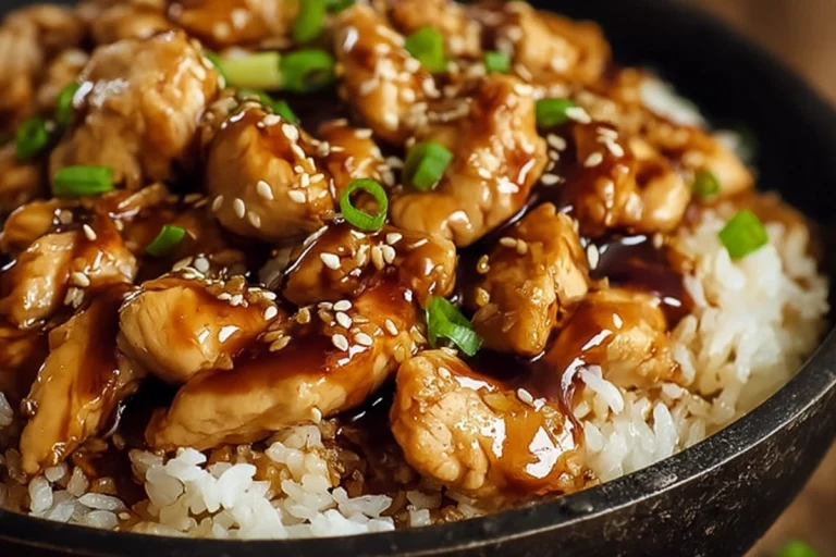 Honey BBQ Chicken Rice