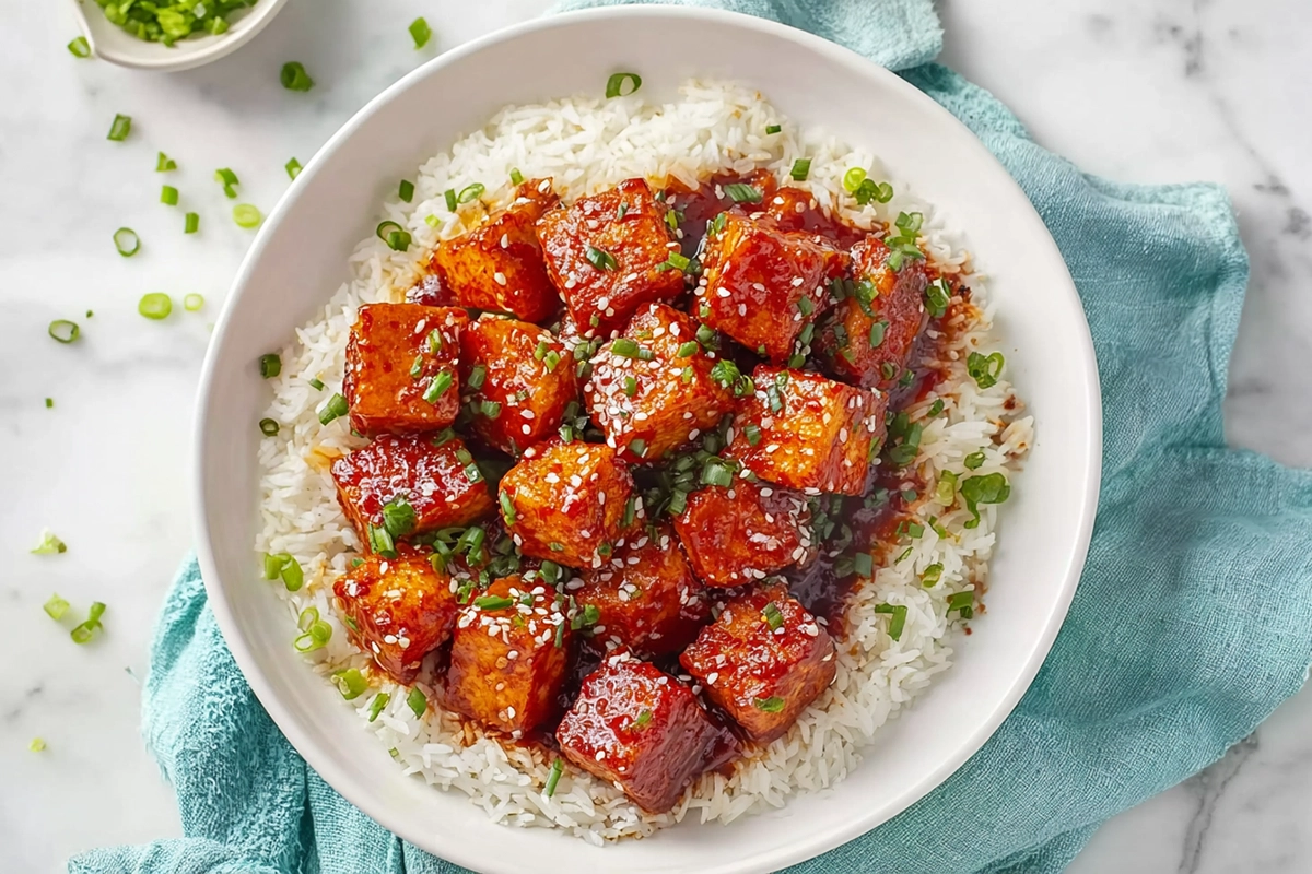 Honey Garlic Salmon Bites