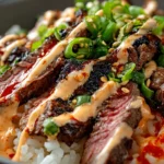 Korean BBQ Steak Rice Bowls