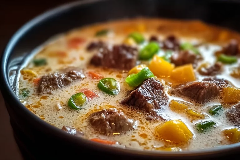Philly Cheese Steak Soup
