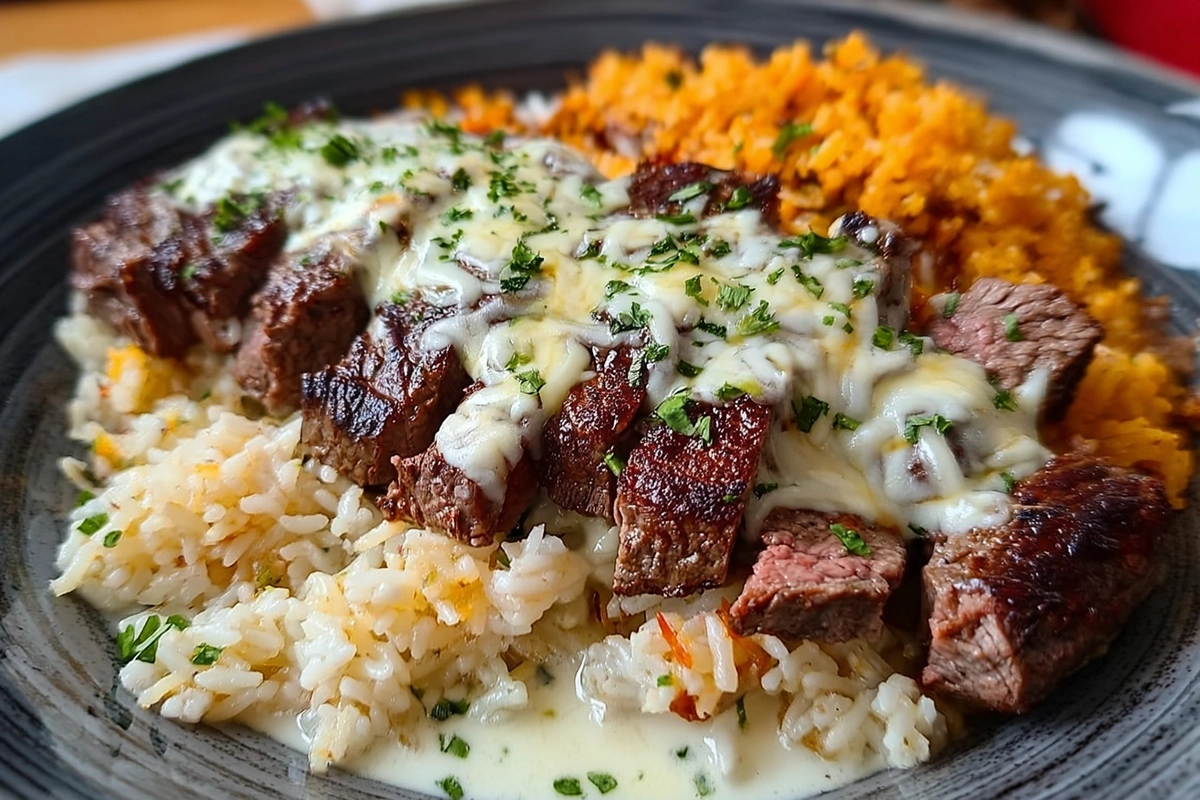 Steak Queso Rice: The Ultimate Cheesy Comfort Bowl 5 Steak Queso Ric