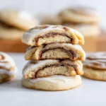 Cinnamon roll cookies with cream cheese frosting
