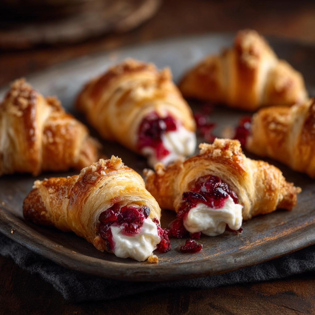 Cranberry Cream Cheese Crescent Bites Recipe