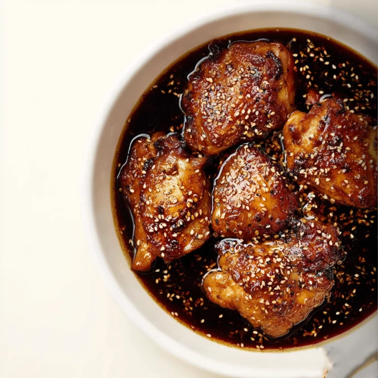 Crock-pot honey garlic chicken in slow cooker
