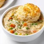 Crockpot Chicken Pot Pie: The Ultimate Easy Comfort Dinner 4 Crockpot Chicken Pot Pie with biscuits