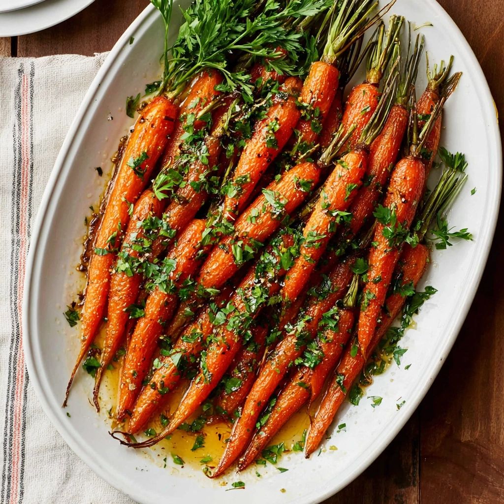 Served Glazed Carrots Recipe