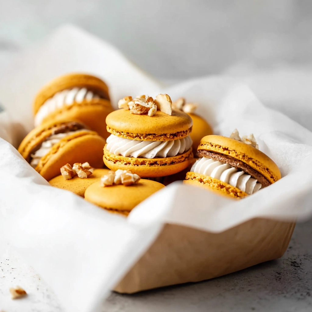 pumpkin pie macarons fall dessert
