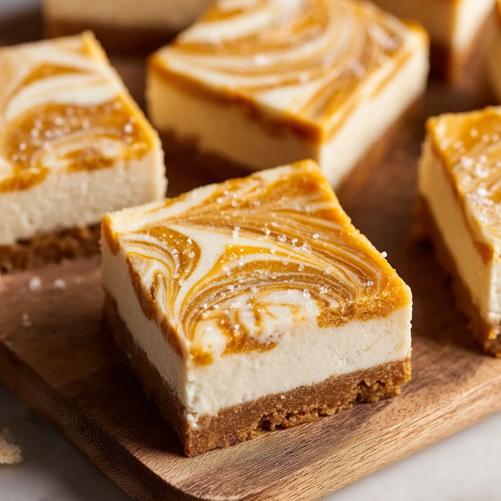 pumpkin spice cheesecake bars fall dessert