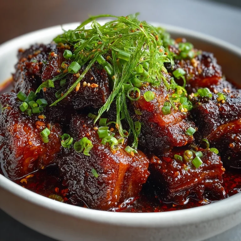sweet and sticky steak bite recipe close-up