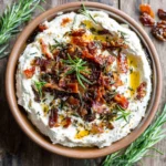 Whipped Goat Cheese with and Dates: The Ultimate Warm Appetizer 4 Whipped Goat Cheese with Bacon and Dates Appetizer