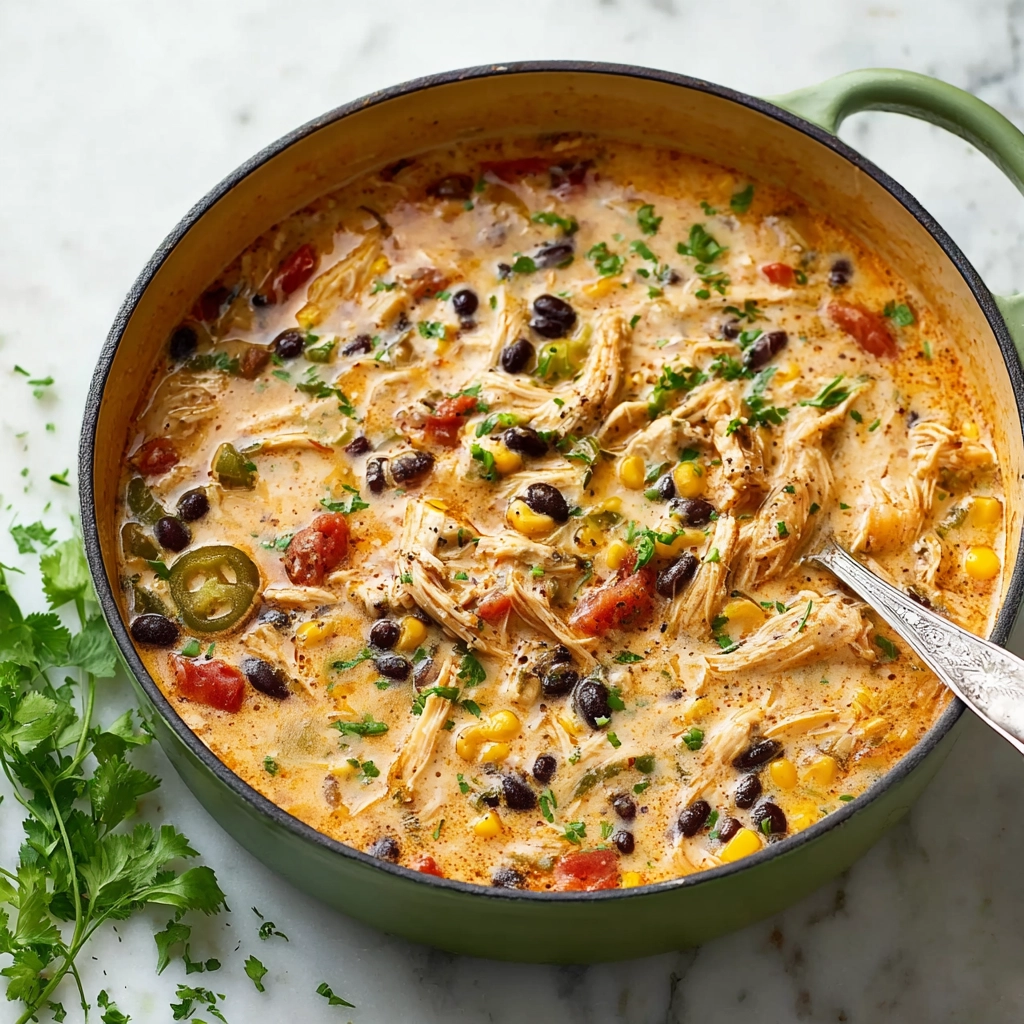 Chicken enchilada soup