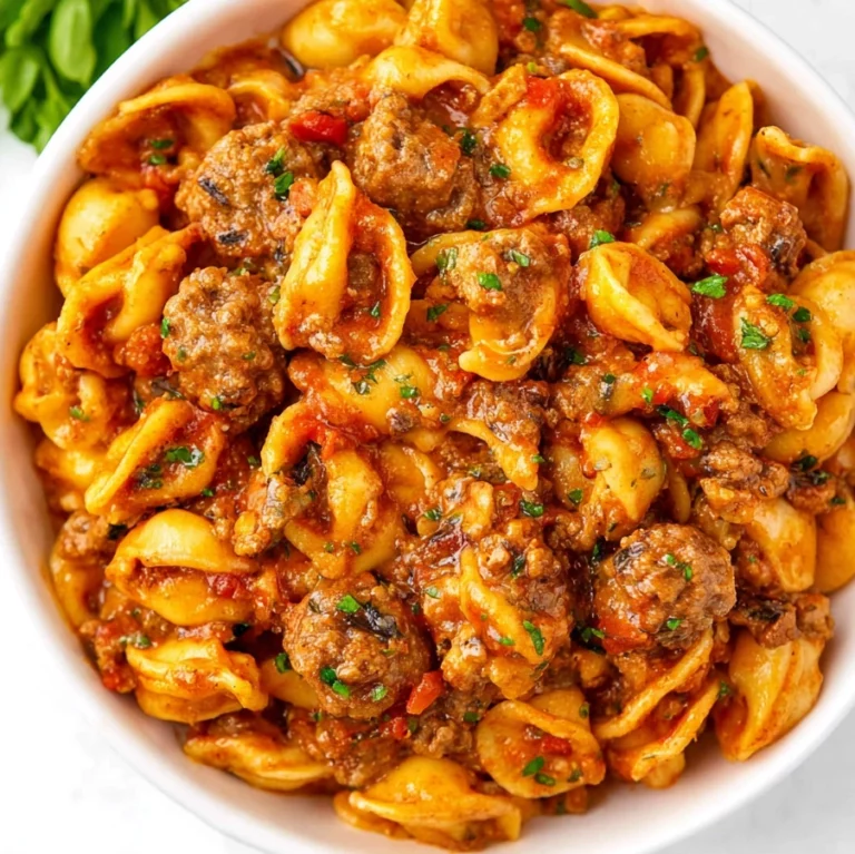 Creamy Beef and Shells