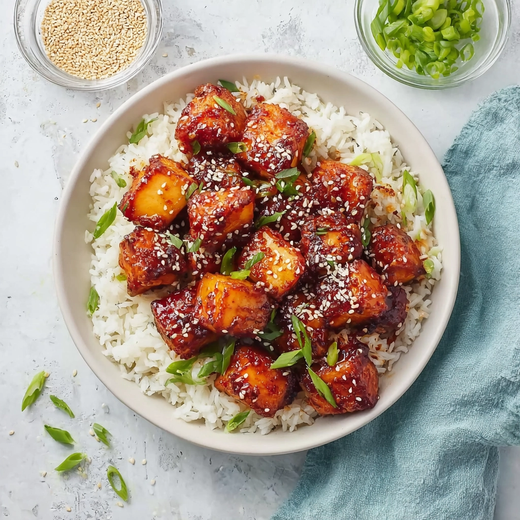 Crispy Honey Garlic Salmon Bites