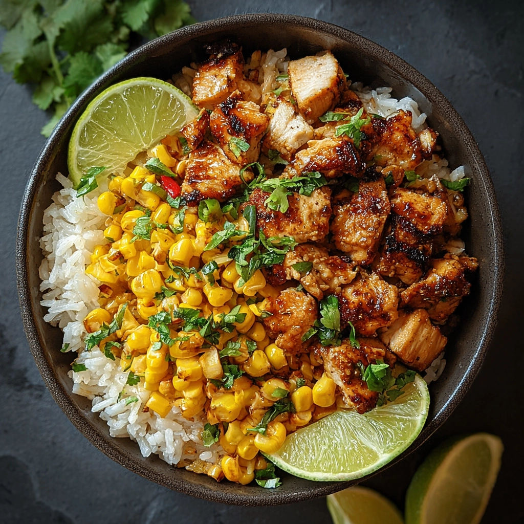 Flavor-packed Street Corn Chicken Rice Bowl: A Vibrant Meal You’ll Crave 3 Flavor-packed Street Corn Chicken Rice Bowl