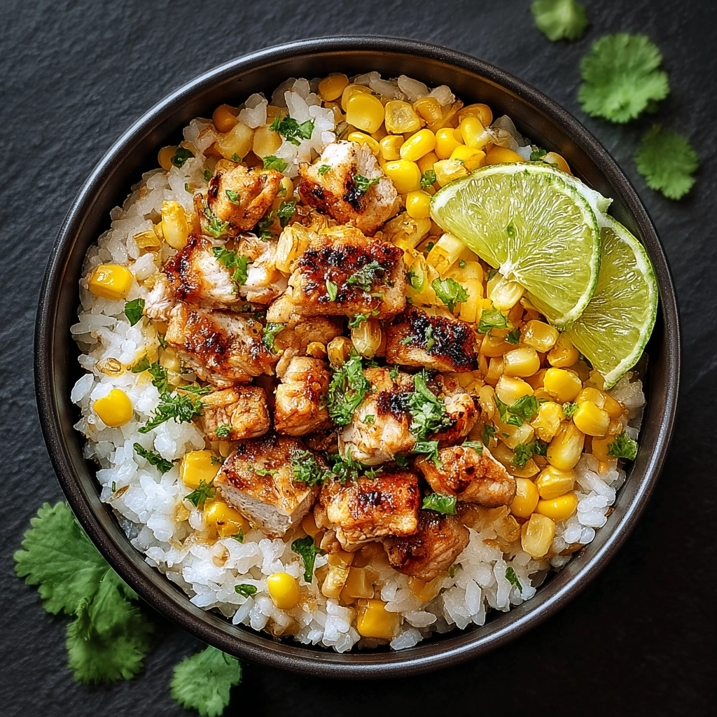 Flavor-packed Street Corn Chicken Rice Bowl: A Vibrant Meal You’ll Crave 5 Flavor-packed Street Corn Chicken Rice Bowl
