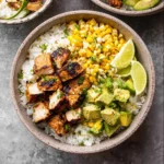 Honey Chipotle Chicken Rice Bowls