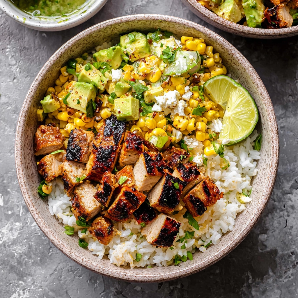Honey Chipotle Chicken Rice Bowls