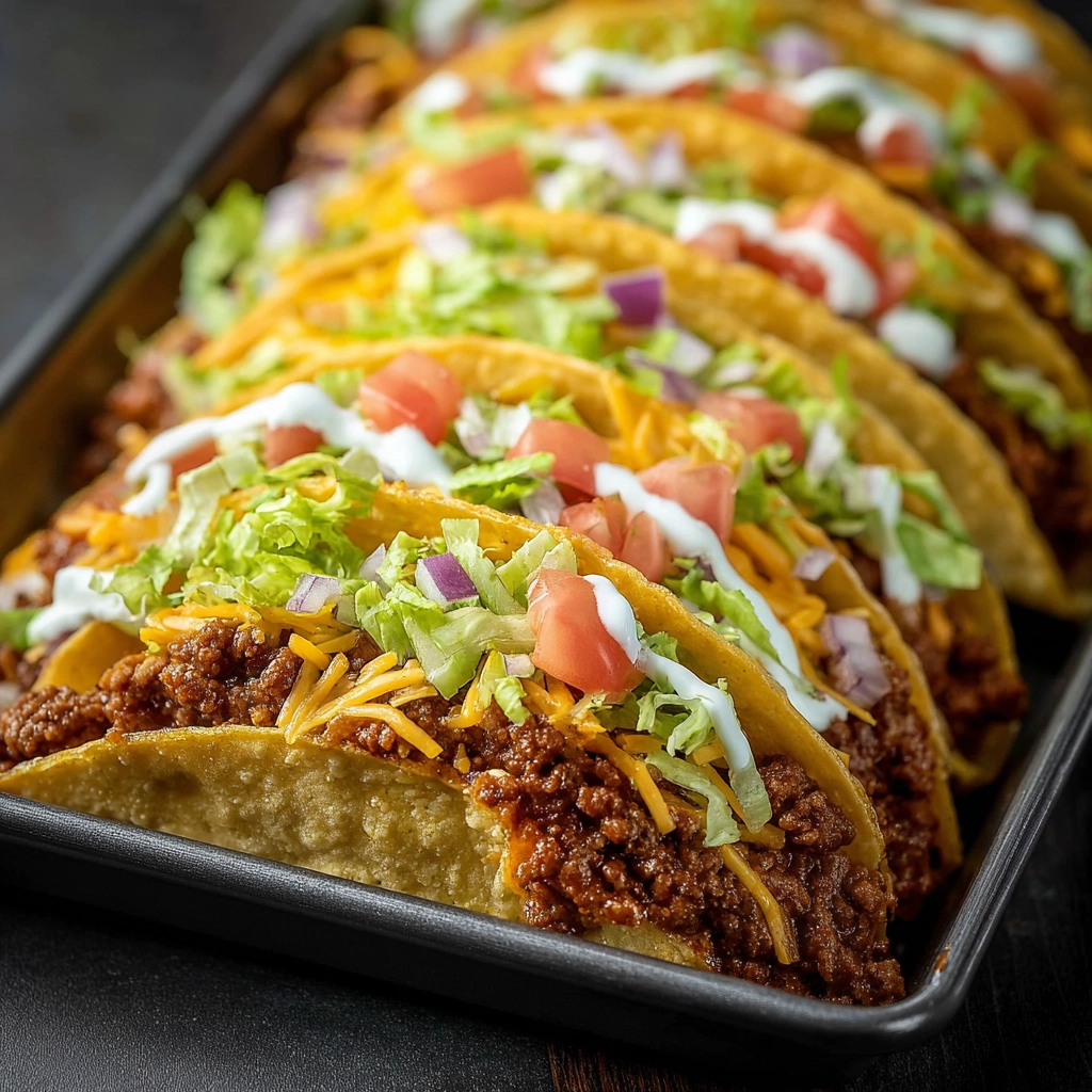 Oven-Baked Cheesy Tacos