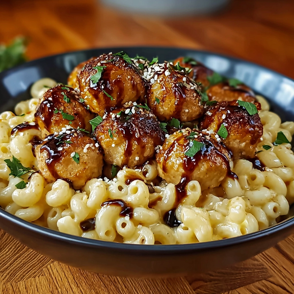 Spicy Honey Pepper Chicken with Mac and Cheese2