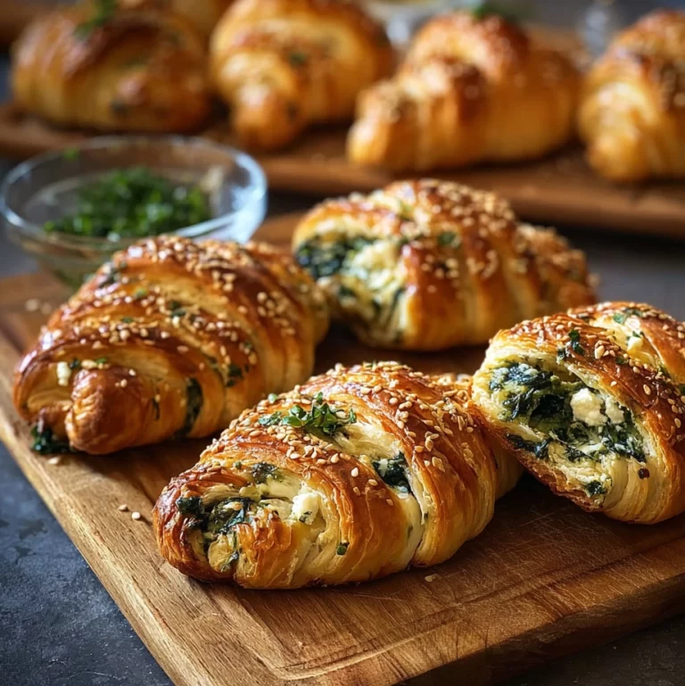 Spinach and Feta Puff Pastry Twists