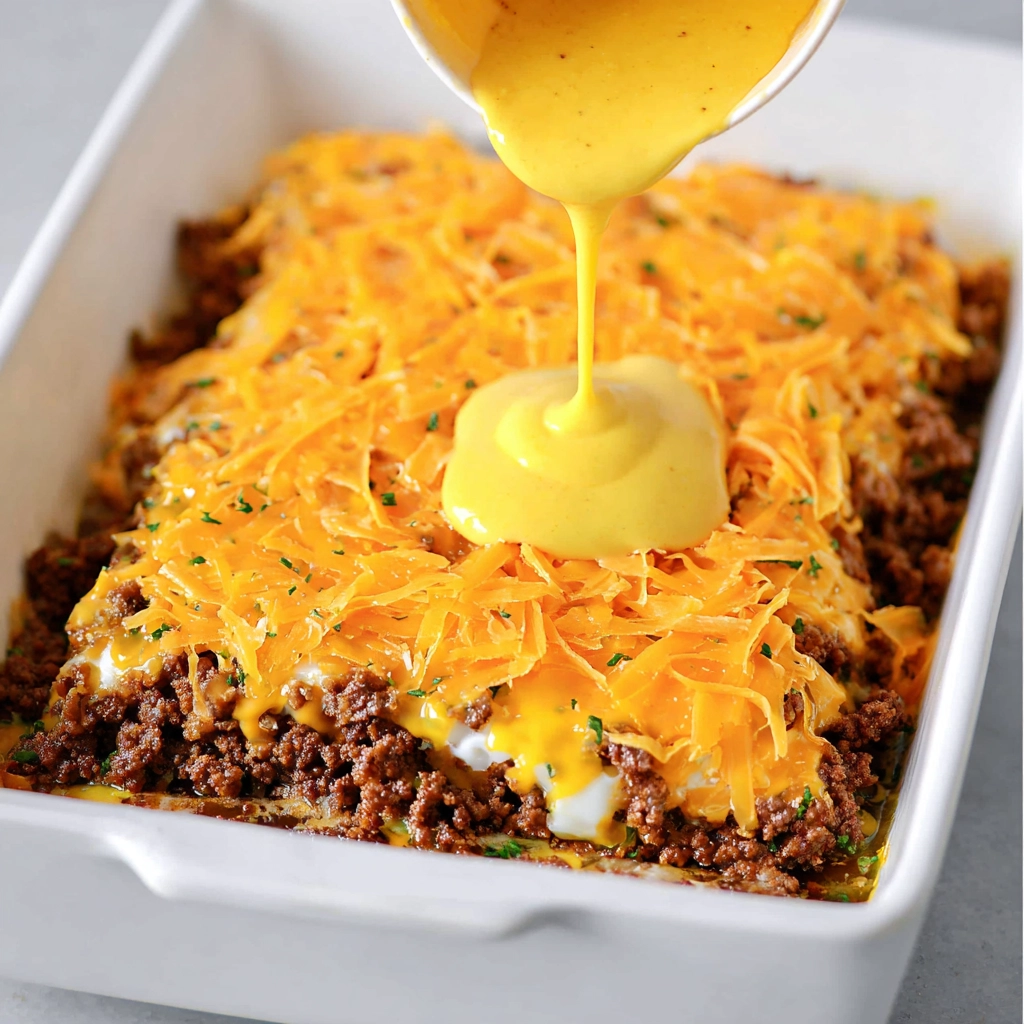 Biscuits and Gravy Casserole: The Ultimate Southern Breakfast Comfort 5 biscuits and gravy casserole Step