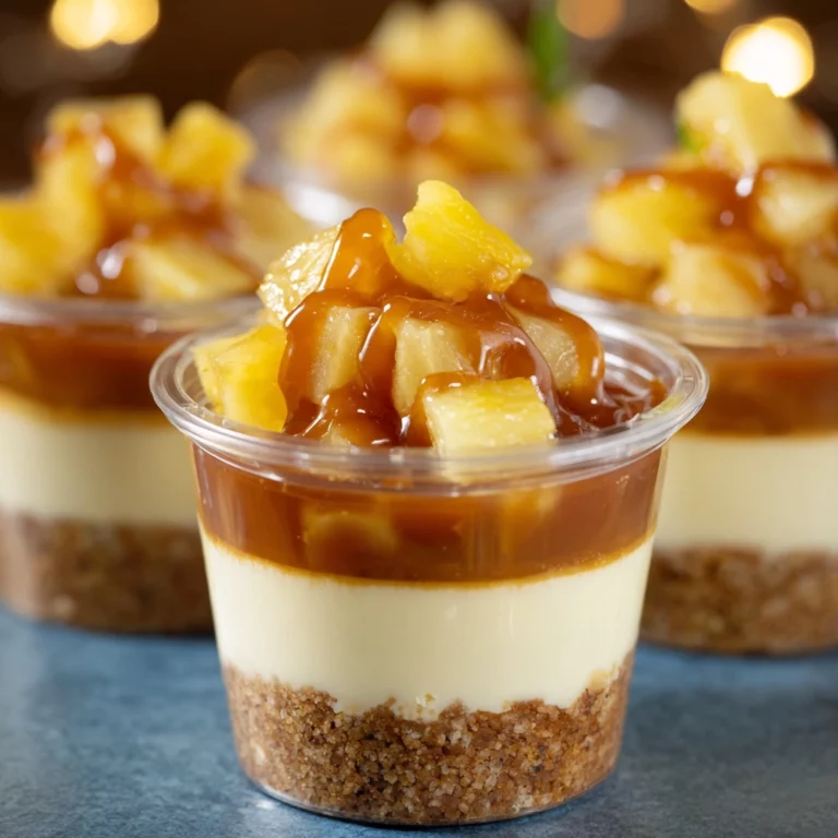 caramel apple dessert cups