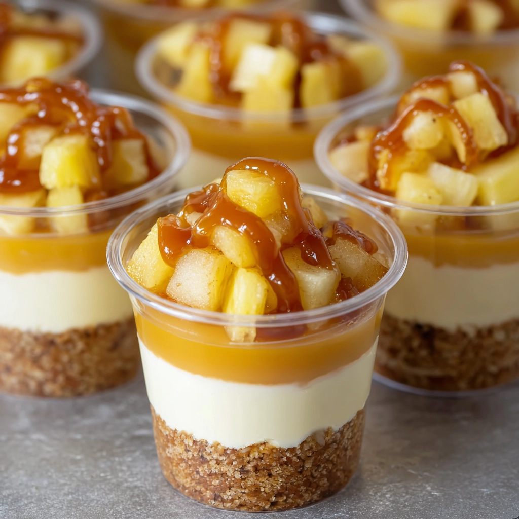 caramel apple dessert cups