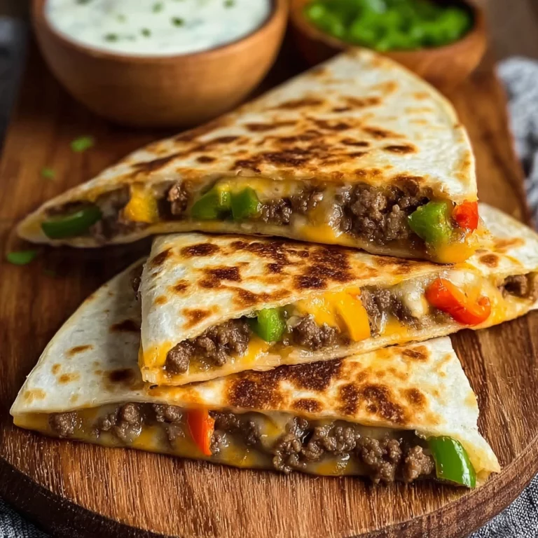 cheeseburger quesadilla recipe